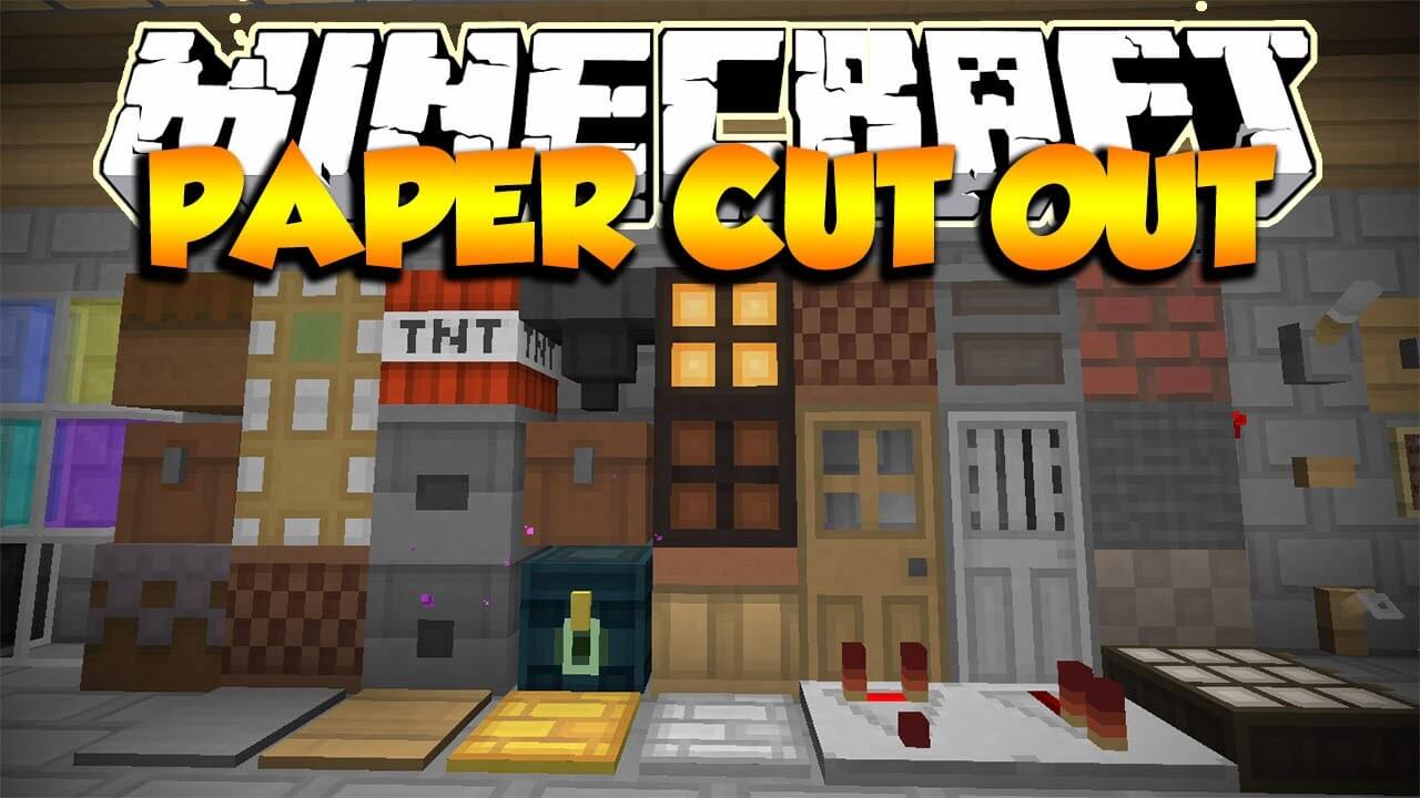 Paper Cut-Out RTX for Minecraft Pocket Edition 1.20