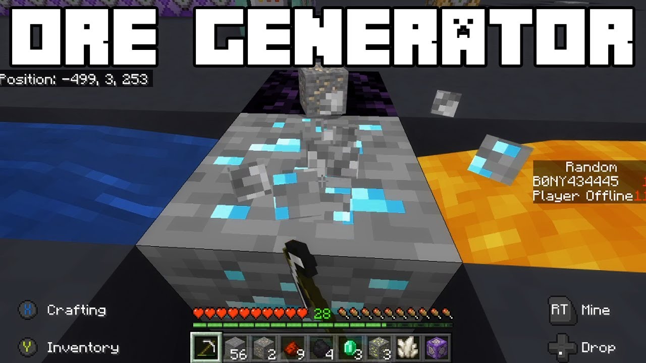 Ore Generators in Minecraft Marketplace