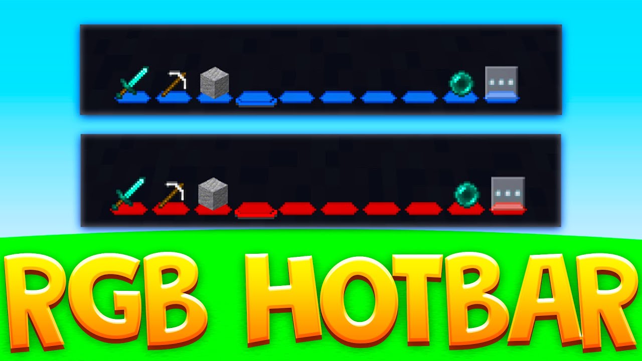 RGB Hotbars screenshot 1