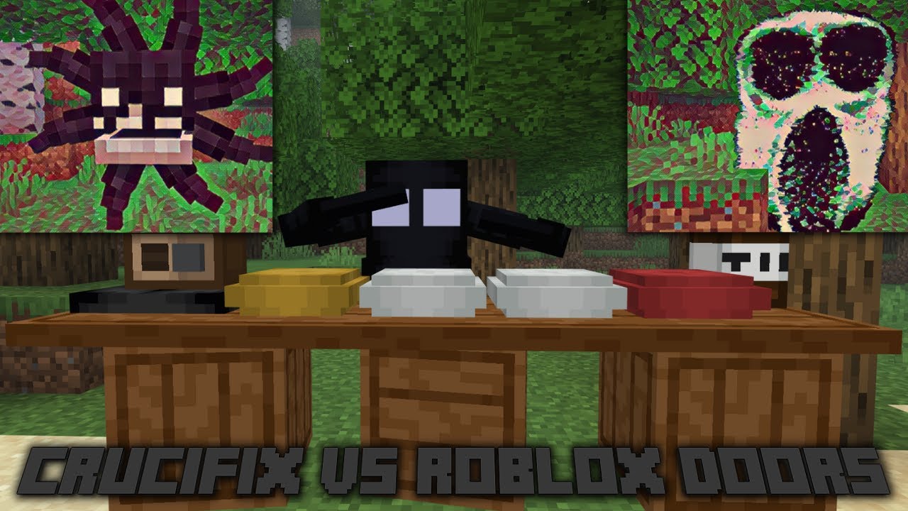 Crucifix Vs Roblox Doors for Minecraft Pocket Edition 1.20