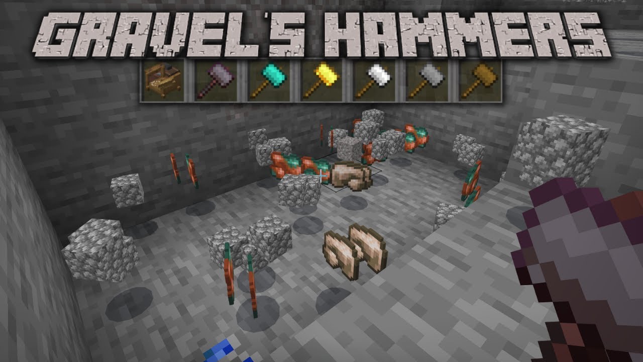 Gravel’s Hammers for Minecraft Pocket Edition 1.19