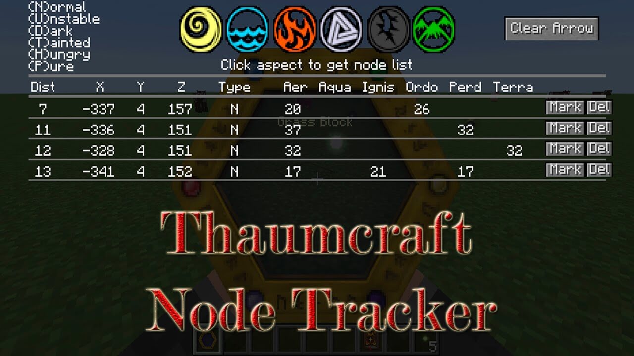 Thaumcraft Node Tracker-скриншот-1