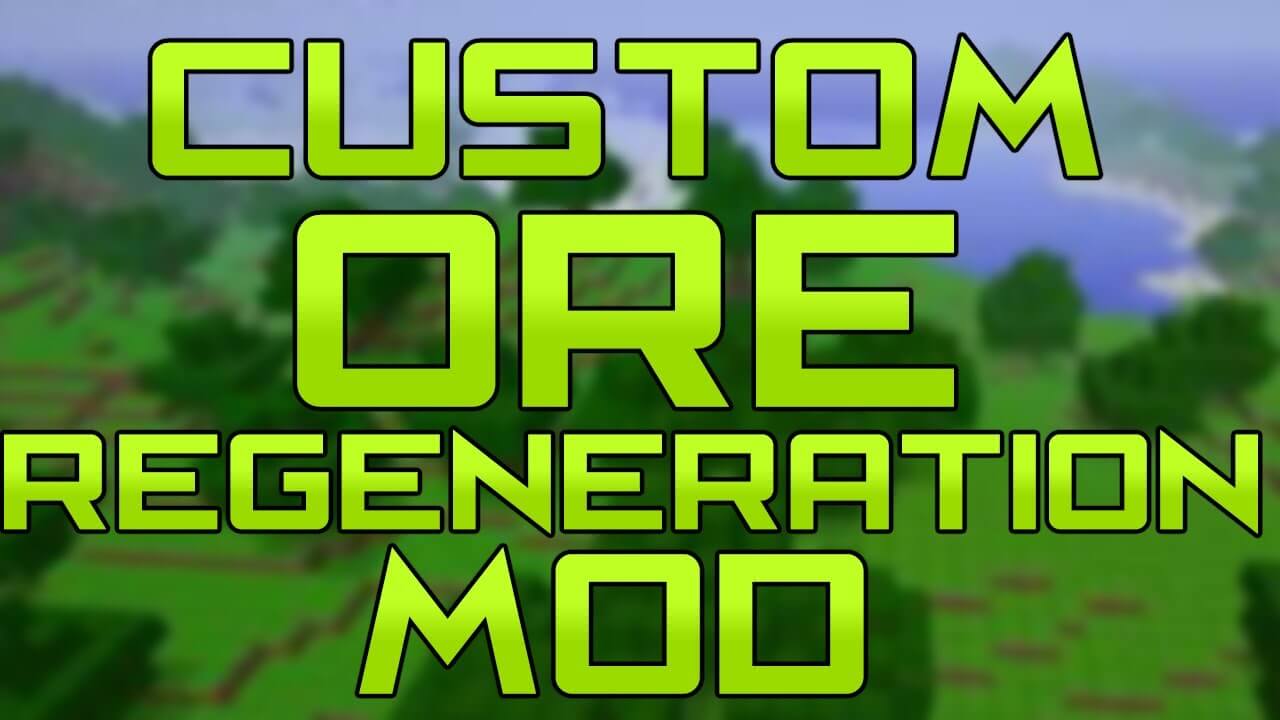 Wolfer Custom Ore Generation скриншот 1