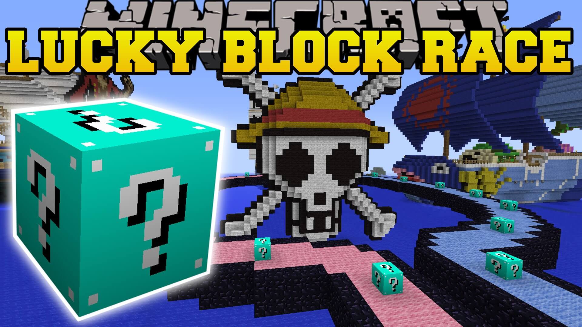 The Luckiest Block - Lucky Block Race скриншот 1