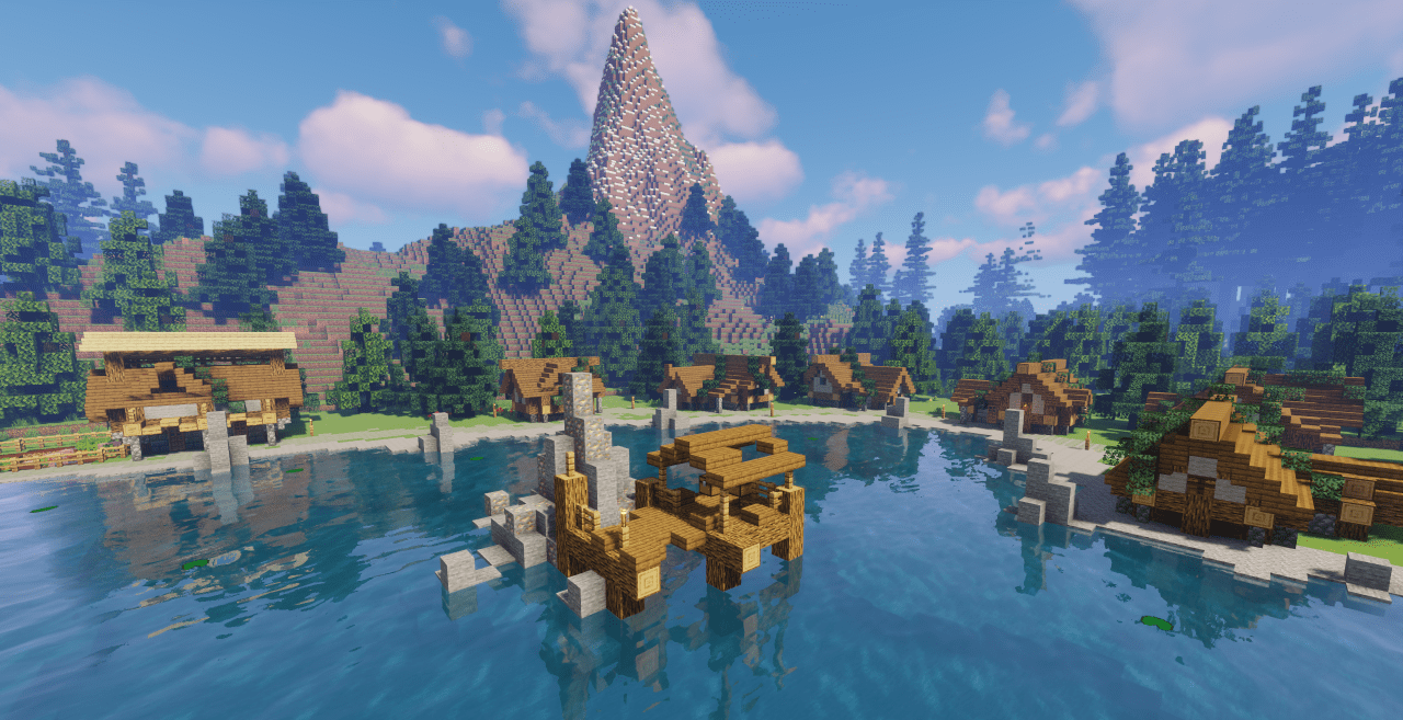 Medieval Lakeside Village screenshot 1