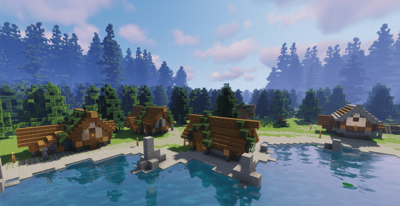Medieval Lakeside Village screenshot 2