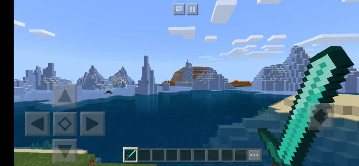 1527586867 An Ice Peak and a Badlands Biome at the Spawn screenshot 2