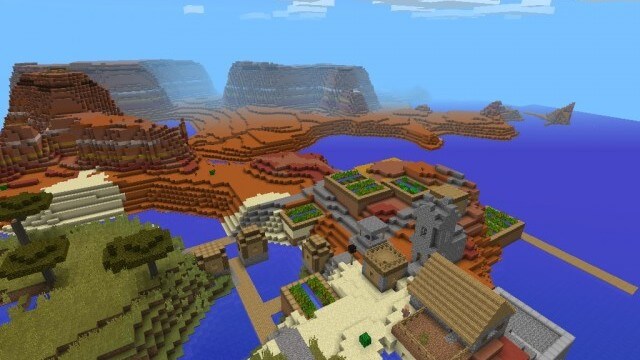 Деревня в биоме Меса screenshot 2