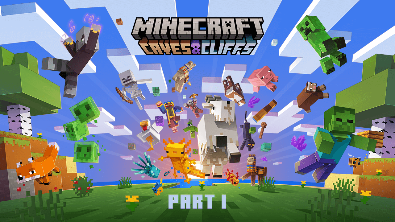 Official poster for Minecraft 1.17 