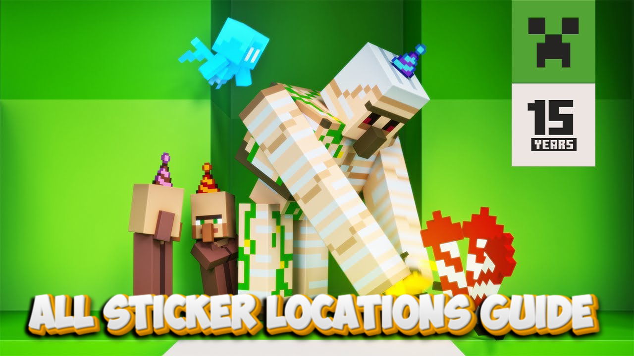 All Sticker Locations | Карта для Minecraft Pocket Edition