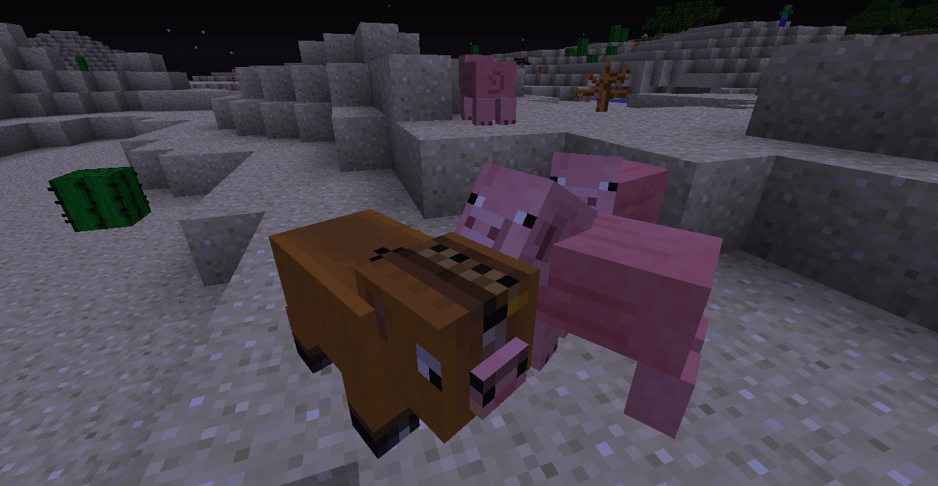 Pigs Screenshot 1 in Minecraft 2.0