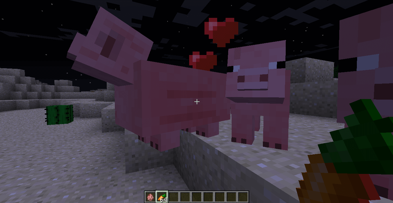 Pigs Screenshot 2 in Minecraft 2.0