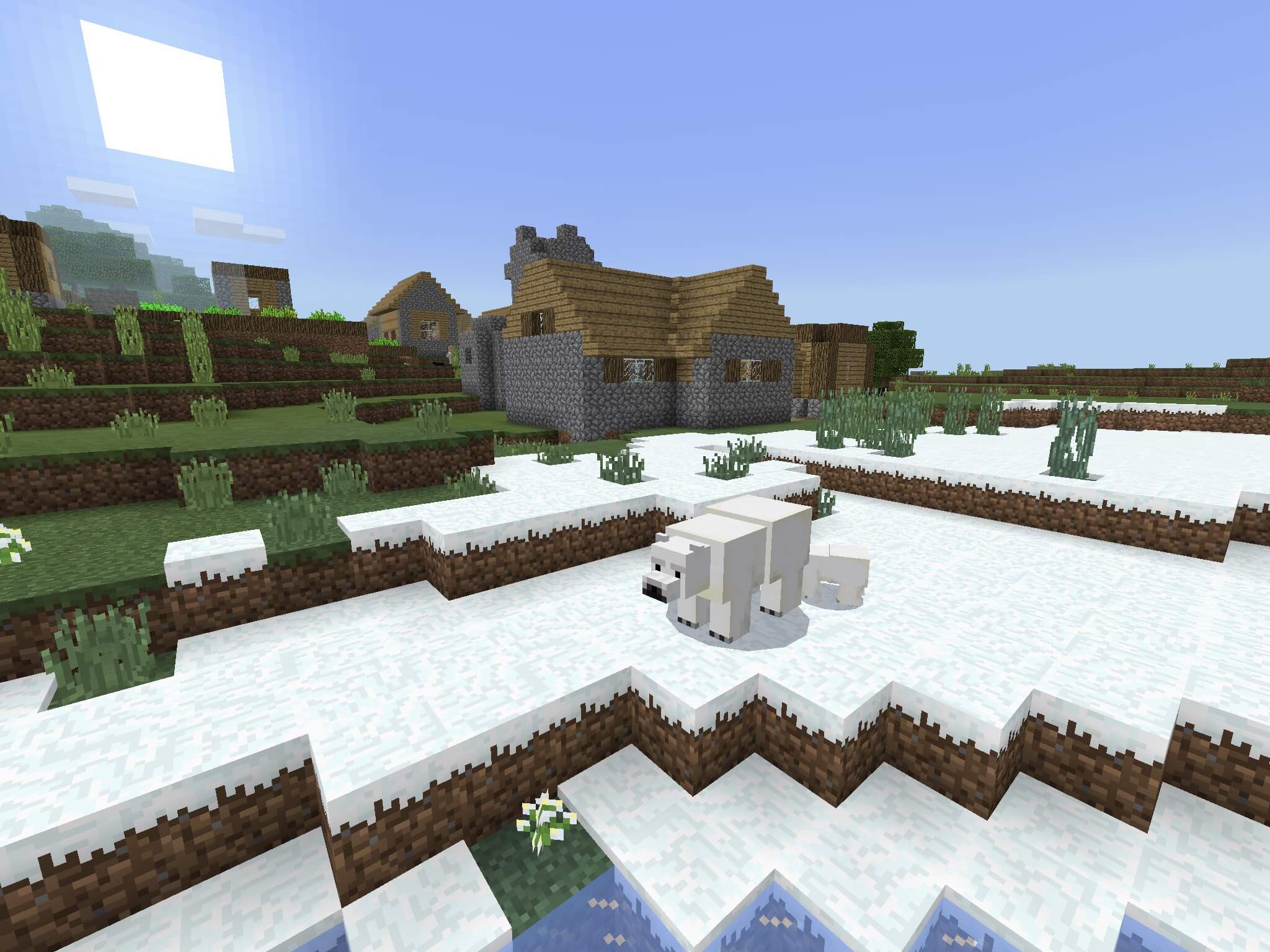 -2121952560  A Blacksmith Village in a Snow Biome screenshot 1