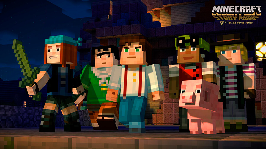 Лого Minecraft Story Mode Season 1