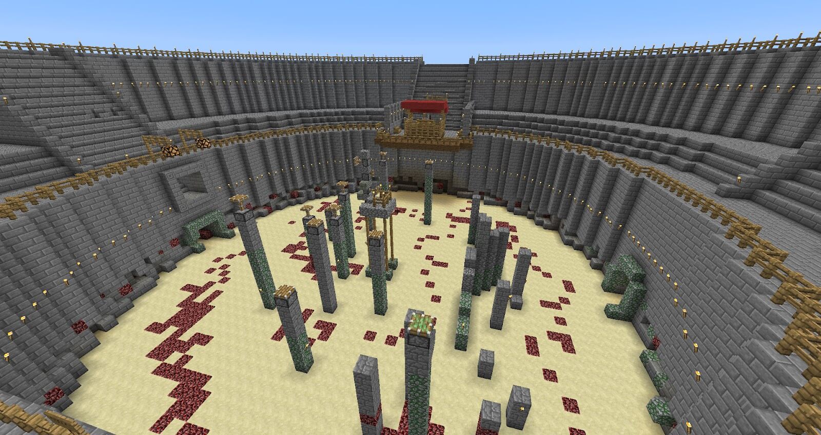 Minecraft arena. Мини ПВП Арена. ПВП Арена майнкрафт. Гладиаторская Арена Minecraft. Арена майнкрафт карта.