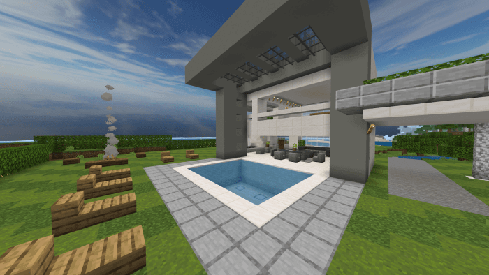 ✓ How to make a MODERN HOUSE in MINECRAFT