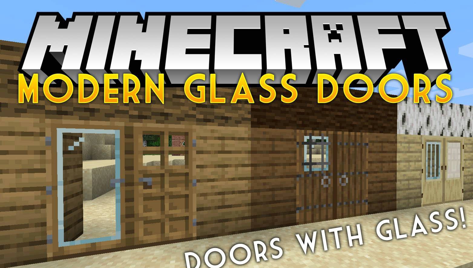 Modern Glass Doors для Майнкрафт 1.16.5