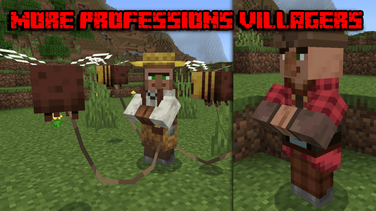More Professions Villagers screenshot 1
