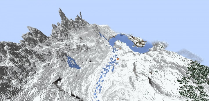 Зимняя деревня в горах screenshot 3
