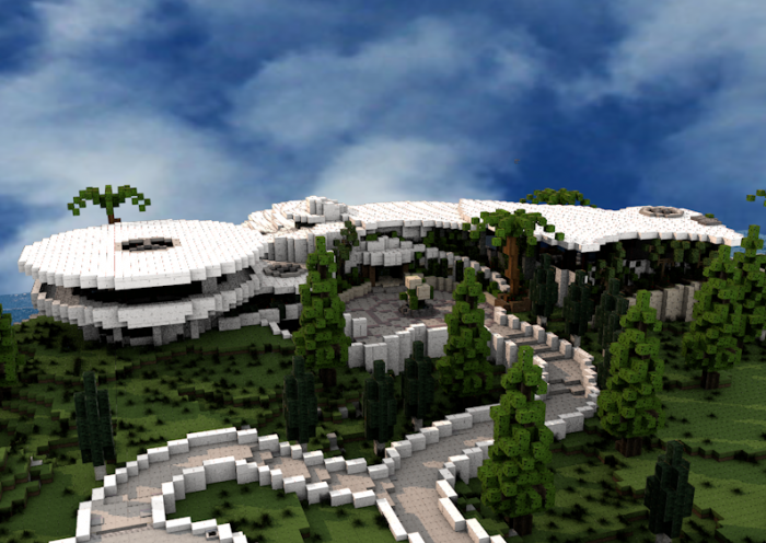 Konec Monumentální Skalk Minecraft Mansion Map Vytrvalost Molester Práh