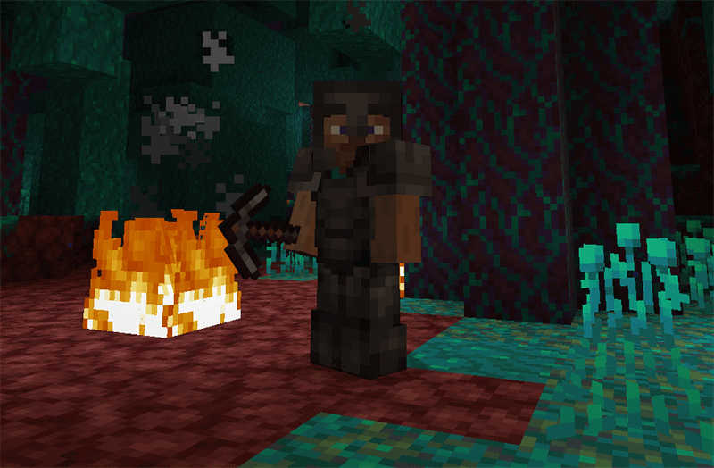 Netherite Armor in Minecraft 1.16