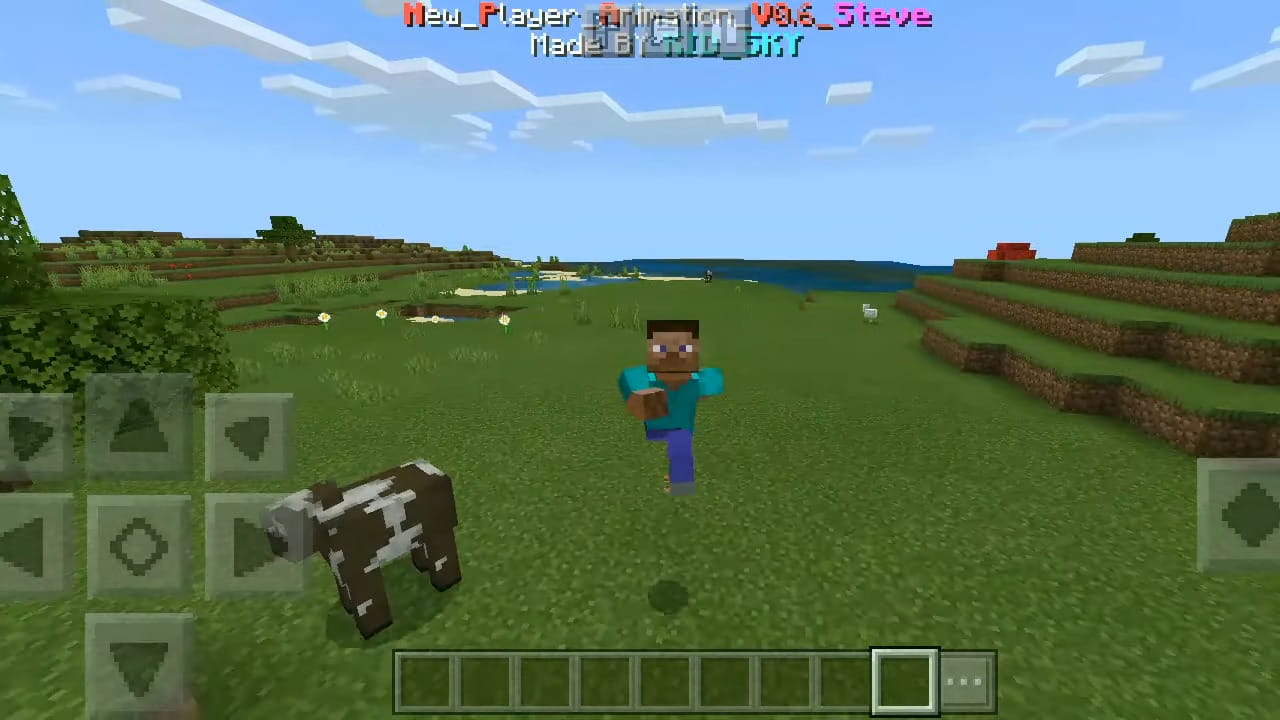 New Player Animation для Minecraft Pocket Edition 1.20