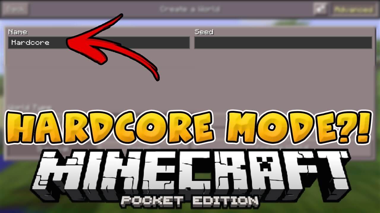 Hardcore mod for Minecraft pocket edition 1.20+