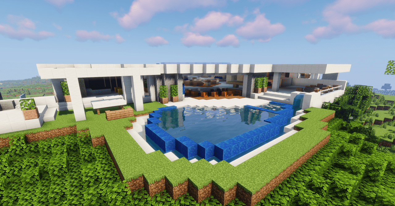 Notch’s LA Mansion | Minecraft Map