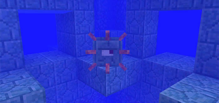 Подводная крепость около спавна Сид Minecraft скриншот 2