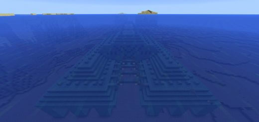 -2041696679: Подводная крепость и памятник океана | Сид Minecraft PE скриншот 3