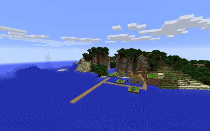 A village on the shore and an underwater fortress screenshot 1