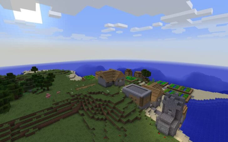 Village on the shore of the ocean screenshot 1