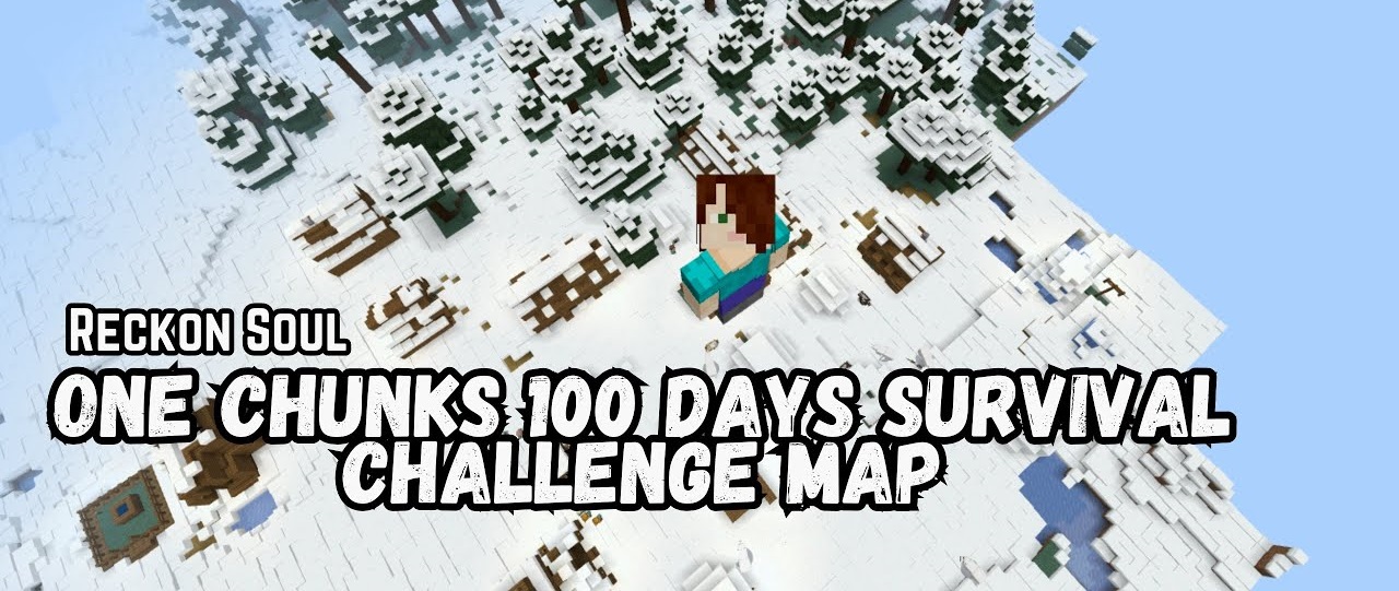 One Chunks 100 Days Survival Challenge for Minecraft Pocket Edition