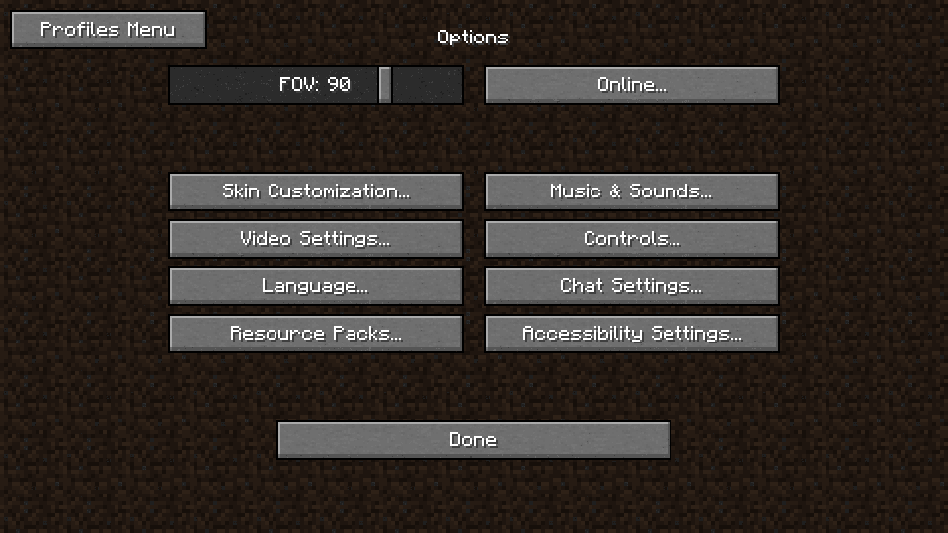 Options Profiles screenshot 3