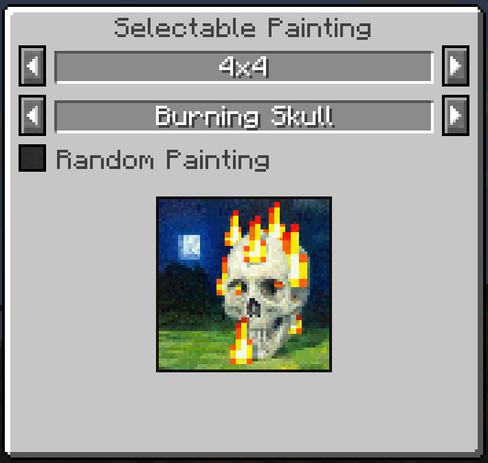 Selectable Painting For Minecraft 1 19 1