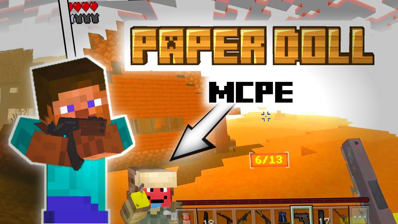 Paper Doll для Minecraft Pocket Edition 1.20