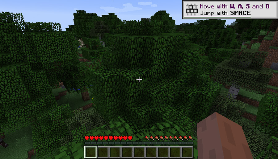 System prompts screenshot 1 in Minecraft 1.12