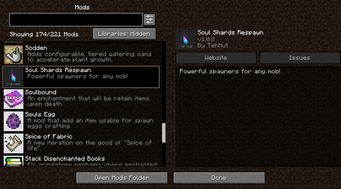 List of Minecraft 1.16.5 Mods 