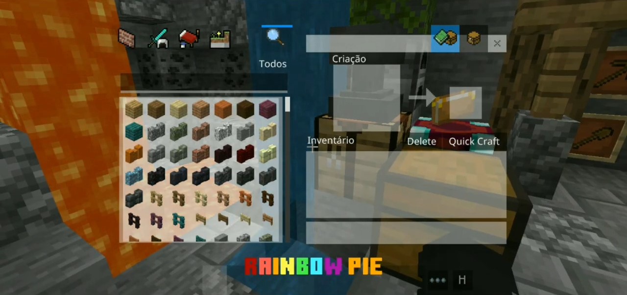 Rainbow Pie UI screenshot 2