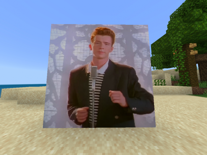 Ultimate Rick Roll Mod - Rick Roll Anyone In Minecraft Minecraft Mod