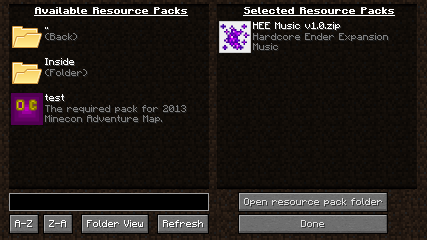 Resource Pack Organizer screenshot 2