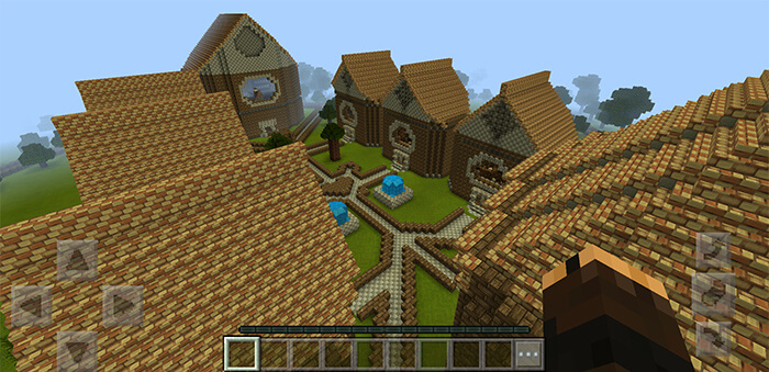 Дома с текстур-паков в Minecraft PE