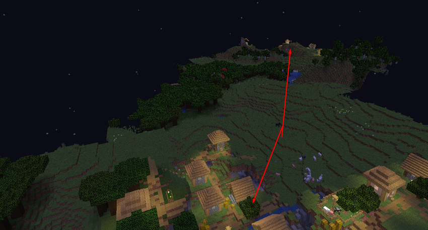 Две деревни рядом с темным лесом screenshot 2