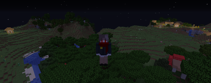 Две деревни рядом с темным лесом screenshot 1
