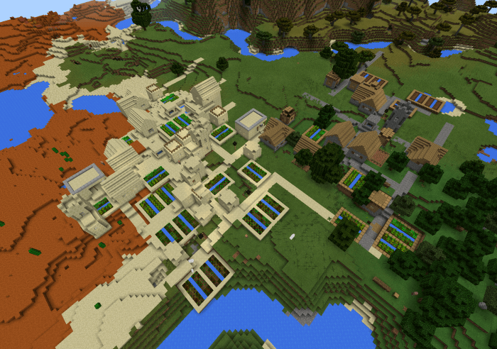 -192827 Triple Village in Four Biomes screenshot 4