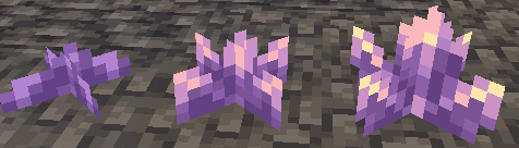 Amethyst Buds in Minecraft 1.17