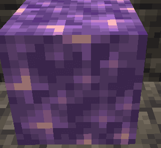 Block of Amethyst in Minecraft 1.17