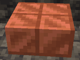 Copper ingot slab in Minecraft 1.17