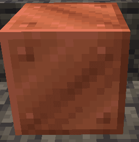 Block of copper ingots in Minecraft 1.17 