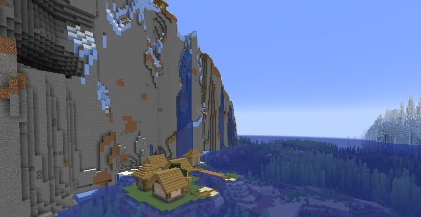 Деревня под скалами screenshot 1